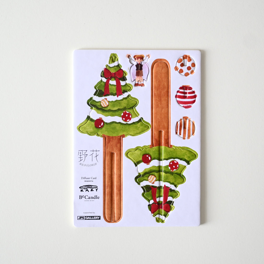 BeCandle x KAZY CHAN Diffuser Card - Christmas Tree