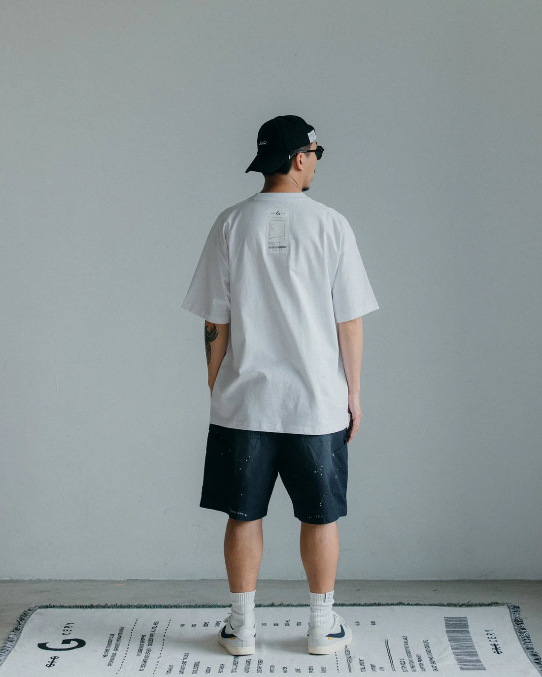 GROCERY TEE-001 INVOICE/WHITE