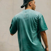 GROCERY TEE-077 DIRTY WASHED INVOICE/ FADED GREEN