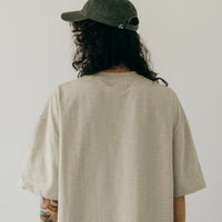 GROCERY TEE-078 EMBROIDERY LOGO POCKET TEE/ DUSTY GREEN